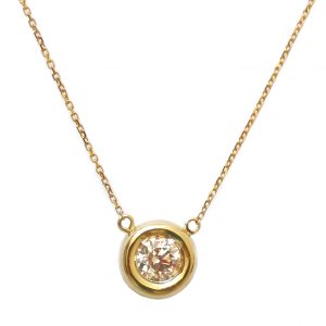 Round Diamond Necklace